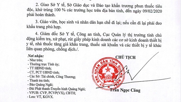 Quảng Ngãi cho học sinh nghỉ học từ chiều ngày 3/2. Ảnh: AP