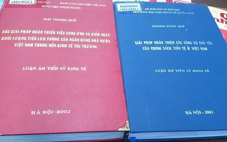 Hai quyển luận án có phần giống nhau, biểu hiện của &quot;đạo văn&quot; (Ảnh:nld.com.vn).