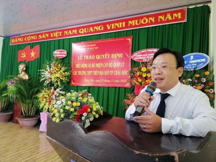 Thạc sĩ Trần Tuấn Khanh - Phó Giám đốc Sở Giáo dục và Đào tạo tỉnh An Giang. Ảnh: website sở.