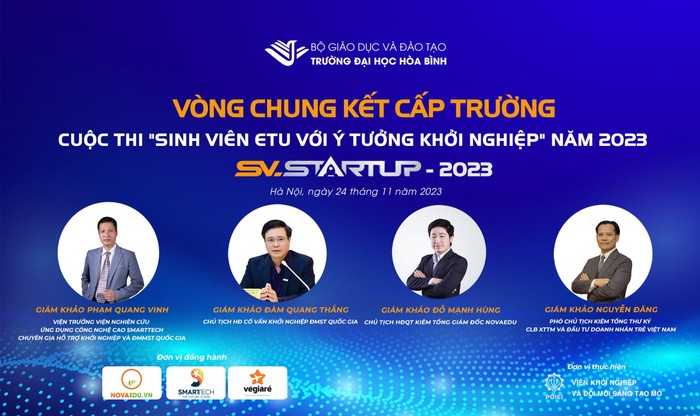 Cuộc thi &quot;Sinh viên ETU với ý tưởng khởi nghiệp&quot; năm 2023.