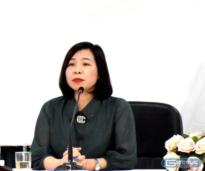 Phó giáo sư, Tiến sĩ Nguyễn Thị Trường Giang, Phó Giám đốc Học viện Báo chí và Tuyên truyền. Ảnh:NVCC