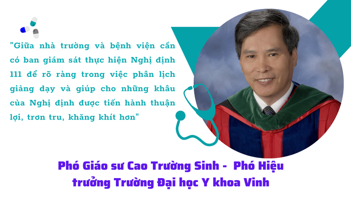 Phó Giáo sư Cao Trường Sinh có một số kiến nghị tháo gỡ những vướng mắc trong việc thực hiện Nghị định 111. Ảnh: Trần Lý