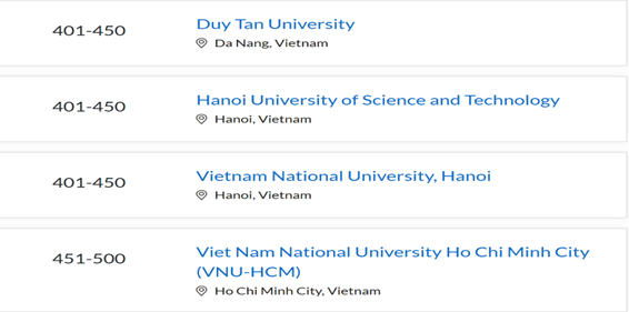 Xếp hạng QS WUR by Subject của ngành Cơ khí, Hàng không và Chế tạo. Ảnh: topuniversities.com. picture6.png