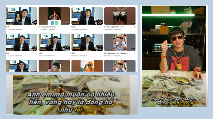 Phó Đức Nam (biệt danh Mr.Pips) và chiêu trò dụ dỗ người mới qua những hình ảnh hào nhoáng. Ảnh chụp màn hình. chứng khoán (1).png