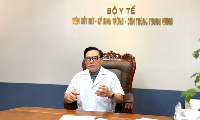 Tiến sĩ, Bác sĩ Hoàng Đình Cảnh - Viện trưởng Viện Sốt rét - Ký sinh trùng - Côn trùng Trung ương. Ảnh: NVCC 847e3af29711394f6000.jpg