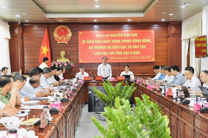 Quang cảnh buổi làm việc (ảnh: Bộ Giáo dục và Đào tạo) 1.jpg