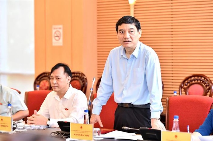 Chủ nhiệm Uỷ ban Văn hoá, Giáo dục của Quốc hội Nguyễn Đắc Vinh phát biểu kết luận cuộc họp 5.jpg