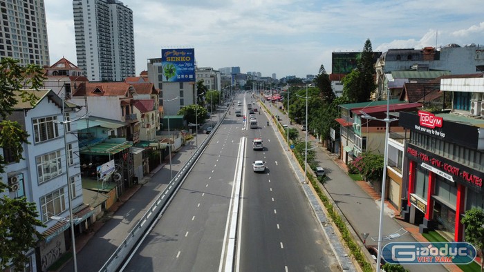 Diện mạo đường Âu Cơ hiện tại thông thoáng và sạch đẹp. GDVN_1.jpg