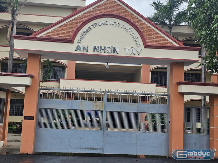 Trường trung học phổ thông An Nhơn Tây, huyện Củ Chi, Thành phố Hồ Chí Minh (ảnh minh họa: V.D) gdvn_AnNhonTay.jpg