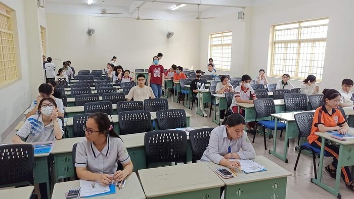 Thí sinh làm bài thi đánh giá năng lực đợt 2 do Đại học Quốc gia Thành phố Hồ Chí Minh tổ chức (ảnh: VNUHCM) danhgiananglucdot2dhqgtphcmb-5295.jpg