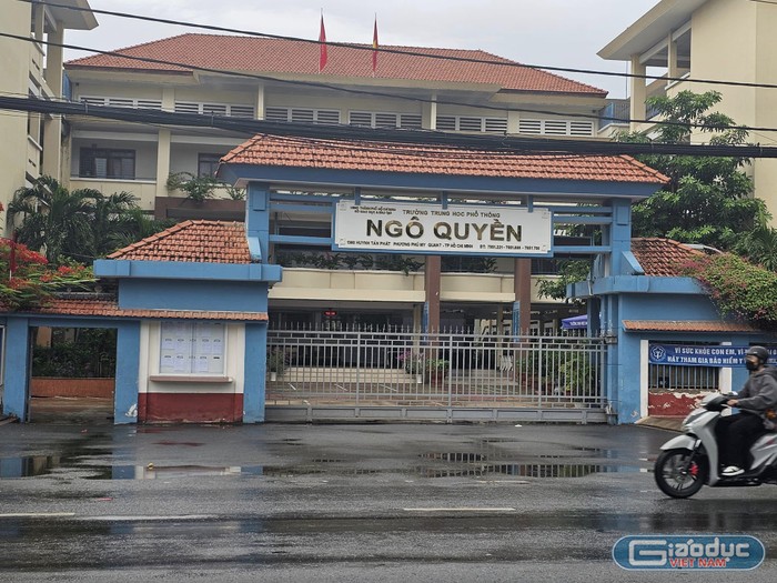 Trường trung học phổ thông Ngô Quyền, Quận 7, Thành phố Hồ Chí Minh (ảnh minh họa: V.D) gdvn_THPTNgoQuyenQ7.jpg