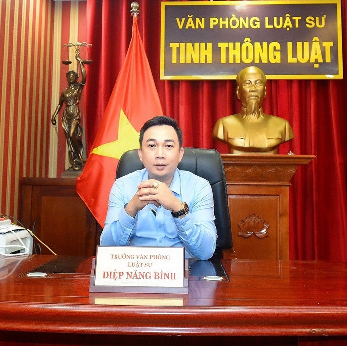 Luật sư Diệp Năng Bình - Trưởng Văn phòng Luật sư Tinh Thông Luật. Ảnh: NVCC. 175704460_962949654248481_2327861959760263398_n.jpg