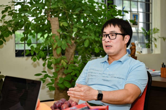 Phó Giáo sư, Tiến sĩ Vũ Duy Hải - Trưởng ban Tuyển sinh - Hướng nghiệp (Đại học Bách khoa Hà Nội). Ảnh: NTCC. 20240526-CBO_0715.jpg