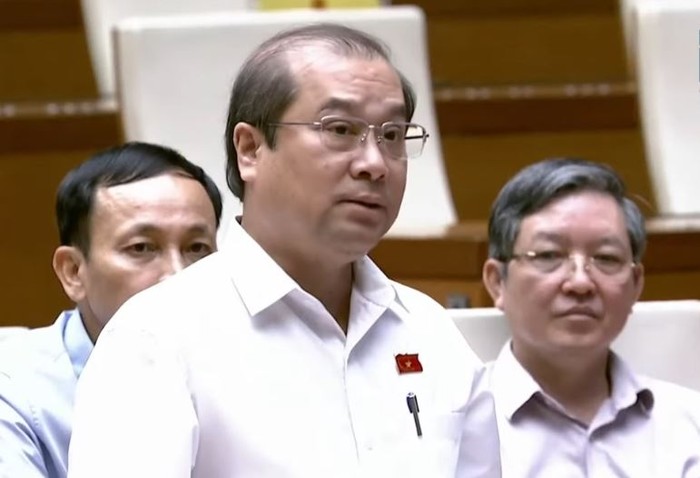 Đại biểu Trình Lam Sinh - Đoàn đại biểu Quốc hội tỉnh An Giang. Ảnh: quochoitv.vn. lam sinh.JPG