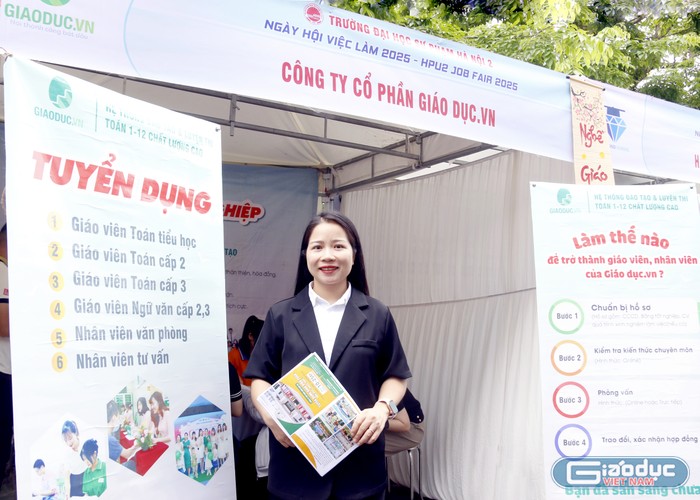 Chị Nguyễn Thị Huyền - Phụ trách tuyển dụng (Công ty Cổ phần Giáo dục.vn). GDVN_huyên gdvn.jpg