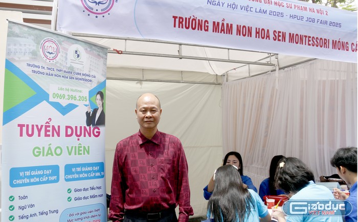 Thầy Lê Thành Vinh - Chủ tịch Hội đồng trường, Trường Tiểu học, Trung học cơ sở, Trung học phổ thông Marie Curie Móng Cái và Trường Mầm non Hoa Sen Montessori Móng Cái (Quảng Ninh). GDVN_thầy VInh.jpg