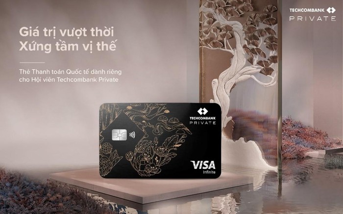 Thẻ thanh toán quốc tế Techcombank Private Thẻ thanh toán quốc tế Techcombank Private