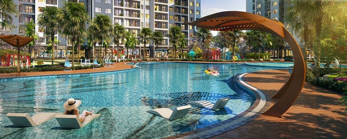 Loạt tiện ích như hồ bơi 1.000m2 cùng 9 sân thể thao liên hoàn trong nội khu là “đặc quyền” cho cư dân The Miami. 2 (2).jpg