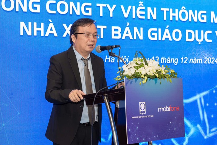 Ông Nguyễn Tiến Thanh - Chủ tịch Hội đồng thành viên, Tổng giám đốc Nhà xuất bản Giáo dục Việt Nam.