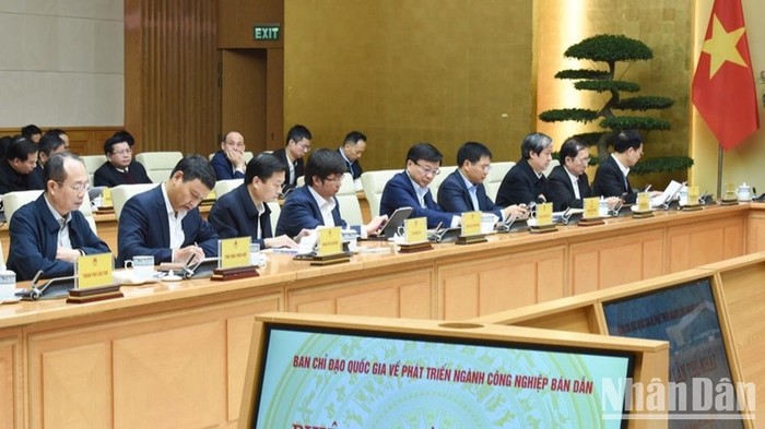 Lãnh đạo các bộ, ngành Trung ương là thành viên Ban Chỉ đạo tham dự phiên họp. (Ảnh: Trần Hải) Lãnh đạo các bộ, ngành Trung ương là thành viên Ban Chỉ đạo tham dự phiên họp. (Ảnh: Trần Hải)