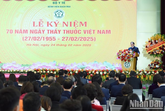 Quang cảnh lễ kỷ niệm. (Ảnh: Trần Hải)