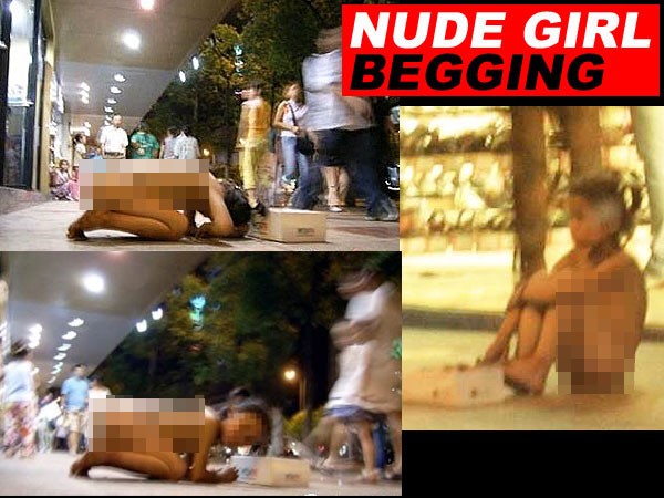 Mới đây, các diễn đàn của Trung Quốc đang "xáo động" vì những tấm ảnh một em bé gái 11 tuổi trần truồng ăn xin trên đường phố tại Hồ Cheng (Giang Tây, Trung Quốc). Ai cũng đều rất phẫn nộ trước cảnh tượng đáng thương này. Vấn đề là người đi qua đường đều thờ ơ bỏ mặc em, thậm chí không ai cho em được một manh áo, tấm chăn để khoác lên người. Người đăng ảnh thậm chí đã ghi chú thích: "Bé gái 11 tuổi trần truồng ăn xin trên phố. Ai mới thấy xấu hổ đây?"