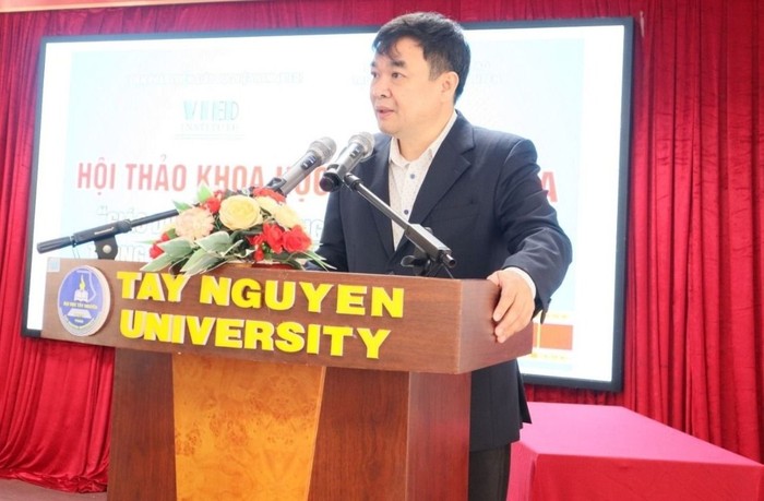 Phó giáo sư, Tiến sĩ Lê Đức Niêm, Phó Bí thư Đảng ủy, Phó Hiệu trưởng Trường Đại học Tây Nguyên. (Ảnh: NVCC) 482320861_647469961146627_8329740174764748746_n.jpg