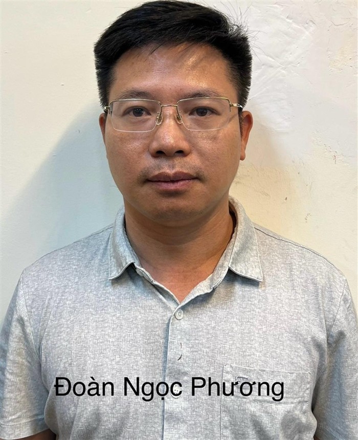 Bị can Đoàn Ngọc Phương. Pho cuc truong Bo Tài nguyen.jpg