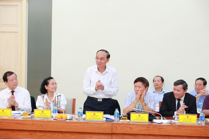Giáo sư Trịnh Minh Thụ là Hiệu trưởng Trường Đại học Thủy lợi từ năm 2018 đến nay. Ảnh: website Trường Đại học Thủy lợi thaythu.jpg