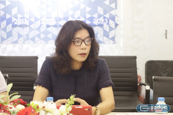 Phó Giáo sư, Tiến sĩ Nguyễn Thị Mỹ Linh – Phó Hiệu trưởng Trường Đại học Thể dục thể thao thành phố Hồ Chí Minh chia sẻ tại toạ đàm GDVN-toạ đàm (1).jpg