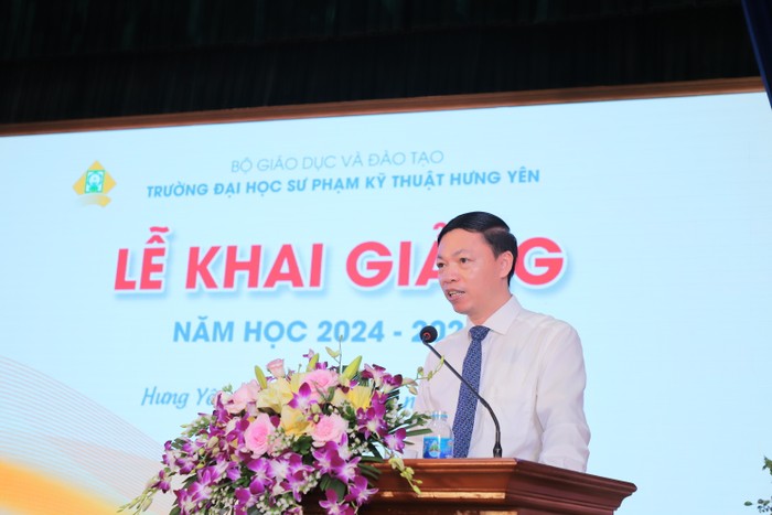 Phó giáo sư, Tiến sĩ Bùi Trung Thành – Hiệu trưởng Trường Đại học Sư phạm Kỹ thuật Hưng Yên. Ảnh: NTCC IMG_9917.JPG