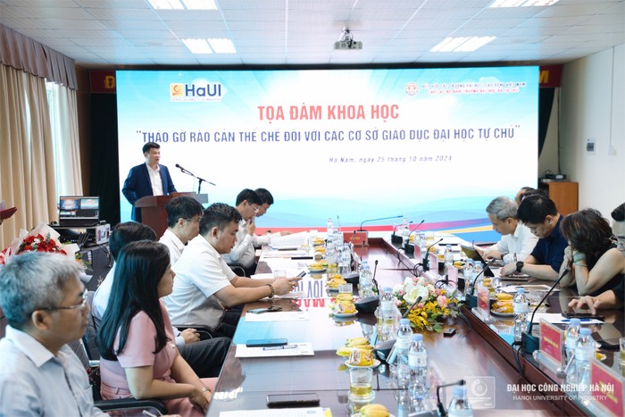 Với vấn đề tự chủ đại học vẫn còn tồn tại nhiều bất cập, hạn chế. Ảnh: HAUI t101190.jpg