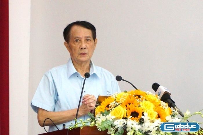 Tiến sĩ khoa học Phạm Đỗ Nhật Tiến - nguyên trợ lý Bộ trưởng Bộ Giáo dục và Đào tạo. Ảnh: Phạm Minh gdvn-ts-pham-do-nhat-tien-3932.jpg