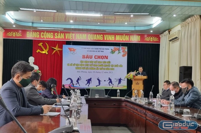 Sở Văn hóa và Thể thao Hải Phòng tổ chức hoạt động thường niên bầu chọn Vận động viên tiêu biểu của thành phố (Ảnh: PL)