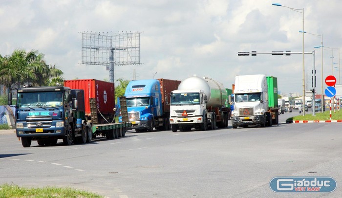 Quản lý chặt chẽ hoạt động của xe container sẽ góp phần giảm thiểu tai nạn giao thông trên địa bàn thành phố Hải Phòng (Ảnh: ML)