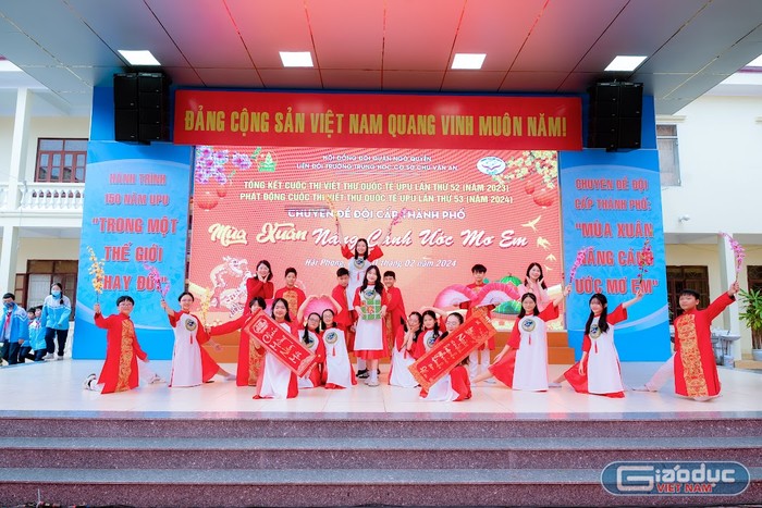 Trường Trung học cơ sở Chu Văn An luôn nỗ lực xây dựng trường học hạnh phúc (Ảnh: DA) GDVN_thcs-CVA-4.jpeg