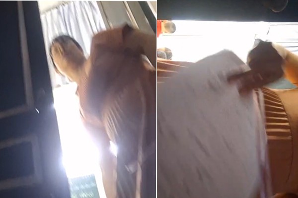 Hình ảnh cô Đ.T.L. nói về hoạt động giảng dạy học thêm (Ảnh: cắt từ clip) Hình ảnh cô Đ.T.L. nói về hoạt động giảng dạy học thêm (Ảnh: cắt từ clip)