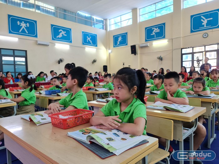 Công tác xây dựng văn hóa học đường đã có nhiều chuyển biến tích cực; tạo niềm tin cho xã hội về chất lượng giáo dục, nâng cao dân trí. (Ảnh minh họa: Lã Tiến)