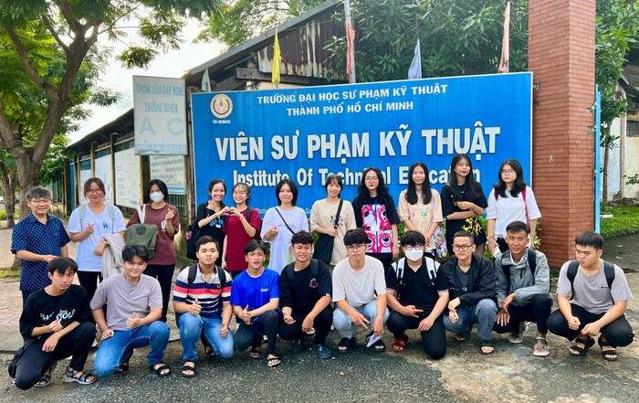 Sinh viên ngành Sư phạm Công nghệ - Viện Sư phạm Kỹ thuật - Trường Đại học Sư phạm Kỹ thuật Thành phố Hồ Chí Minh. Ảnh: NTCC su pham cn (4).jpg