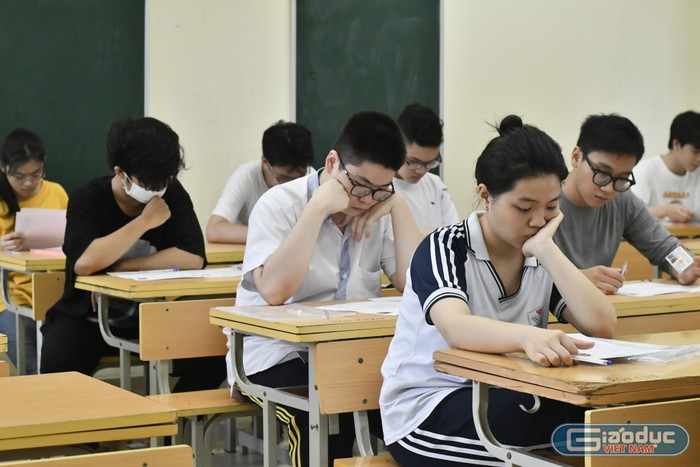 Thí sinh tham dự kỳ thi tốt nghiệp trung học phổ thông. (Ảnh minh họa: Ngọc Mai) gdvn4.JPG
