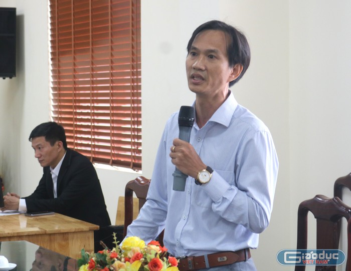 Tiến sĩ Trần Anh Đức - Trưởng khoa Bồi dưỡng và Liên kết đào tạo, Trường Cao đẳng Sư phạm Bà Rịa – Vũng Tàu. Ảnh: Ngọc Mai GDVN20.JPG