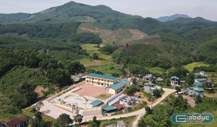 Quá trình thực hiện dồn ghép, trường học ở các địa phương vùng cao Quảng Ninh dần &quot;thay da đổi thịt&quot; (Ảnh: Phạm Linh)