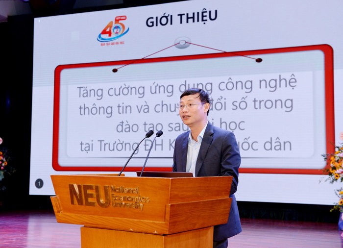 Tiến sĩ Lê Việt Thủy - Giám đốc Trung tâm Ứng dụng Công nghệ thông tin, Đại học Kinh tế Quốc dân. Ảnh: website Phòng Quản lý khoa học, Đại học Kinh tế Quốc dân. DSC_9406 (Copy).jpeg