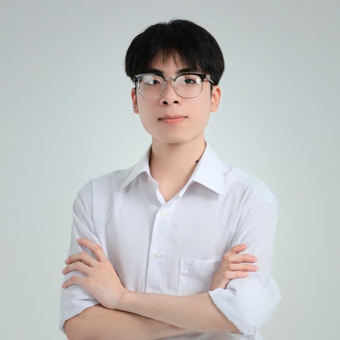Phạm Văn Linh - sinh viên năm 3 ngành Khoa học máy tính, Đại học Kinh tế Quốc dân. Ảnh: NVCC z6540434749076_23badc0e8a928e719e0327f8f0c45a80.jpg