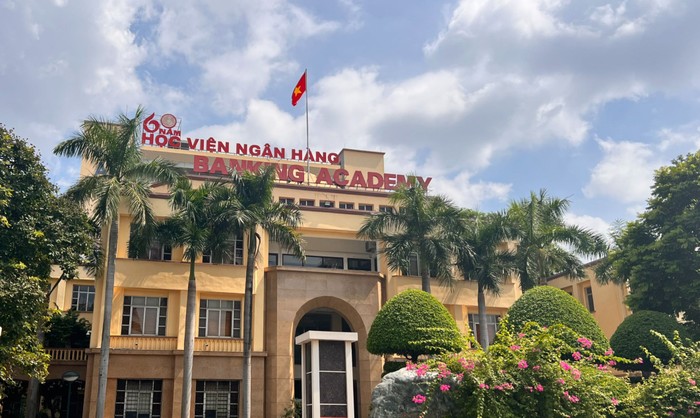 Học viện Ngân hàng có trụ sở chính tại số 12 Chùa Bộc, Đống Đa, Hà Nội. (Ảnh: Tường San) z4724263102364_e3573addfc6b300ab74a72bb1307f865.jpg